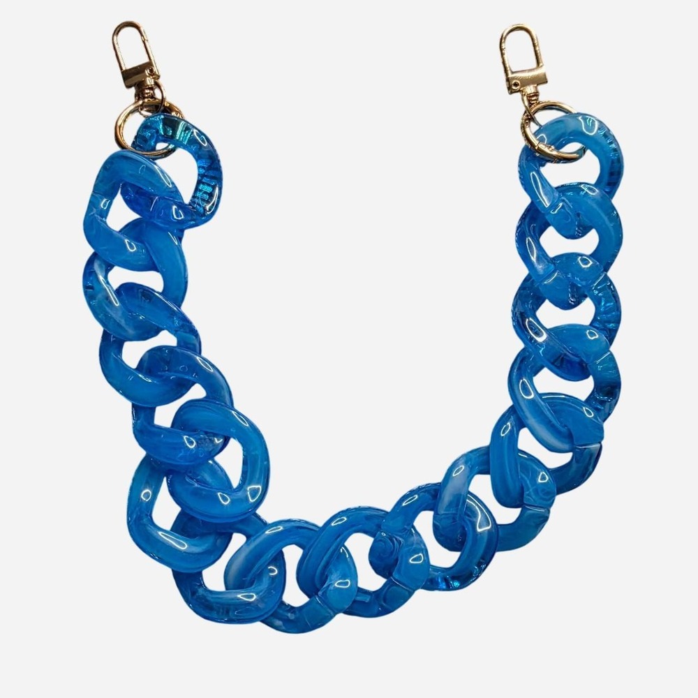 Blue acrylic chain